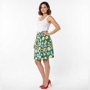 ModCloth Dixie Picnic Swing Skirt